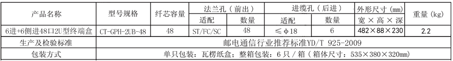 2U机架式参数