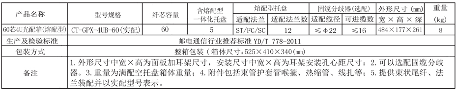 4U参数