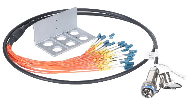J599-MT连接器型预制光缆─插座端(支架安装)